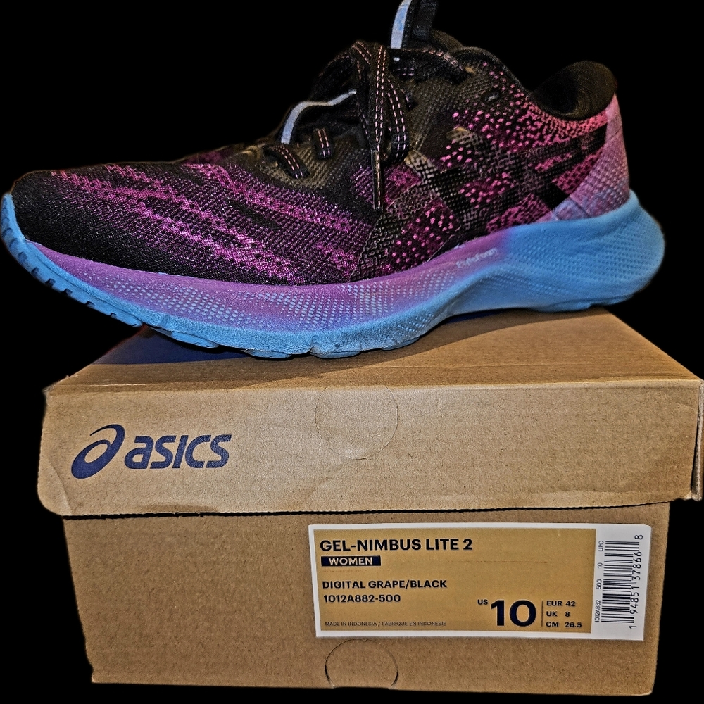 Asics Women's Gel-Nimbus Lite 2 in Purple and Black